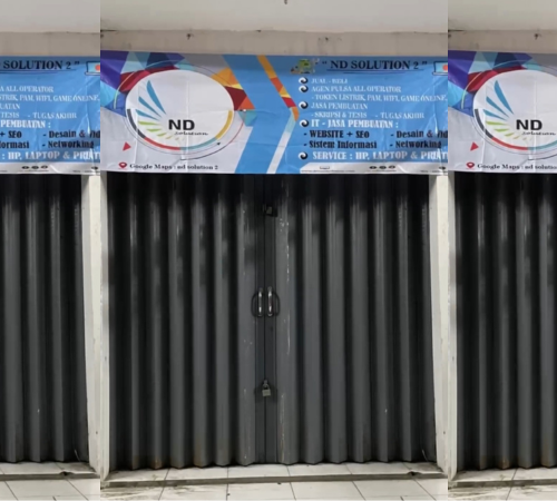 Toko ND SOLUTION Berada di banyak cabang